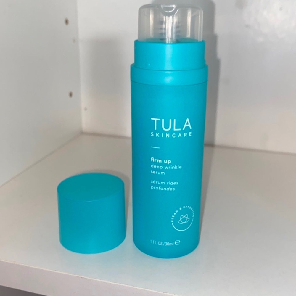 Tula Blue Serum and Face Oil with Pump Dispenser